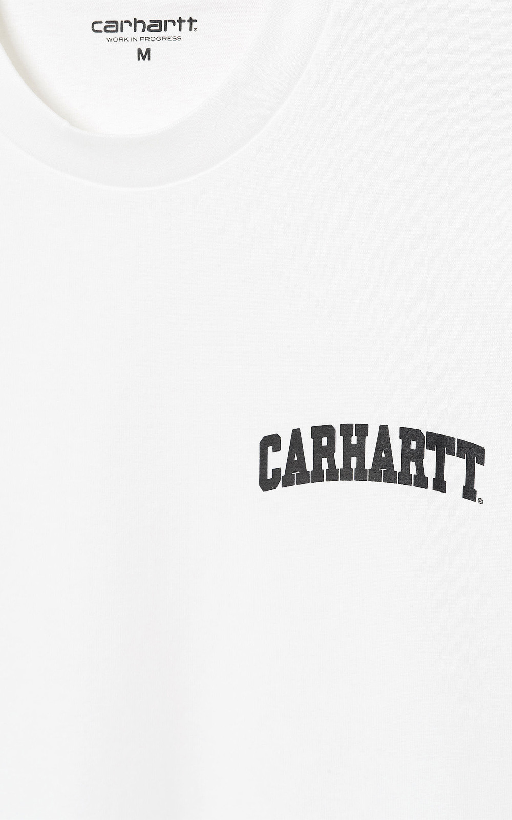 Carhartt WIP S/S University Script T-Shirt White/Black | Cultizm