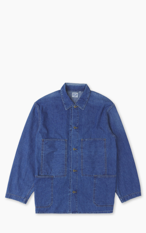 OrSlow Utility Coverall Denim Used Indigo