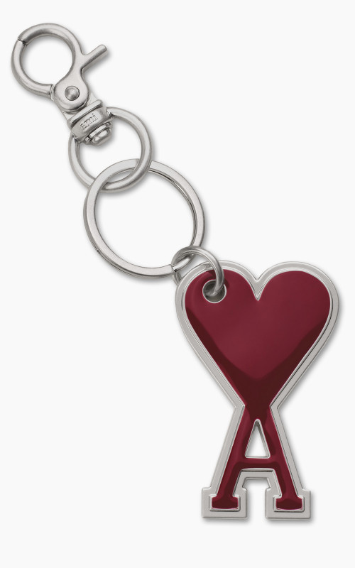 AMI Paris ADC Heart Keyring Black