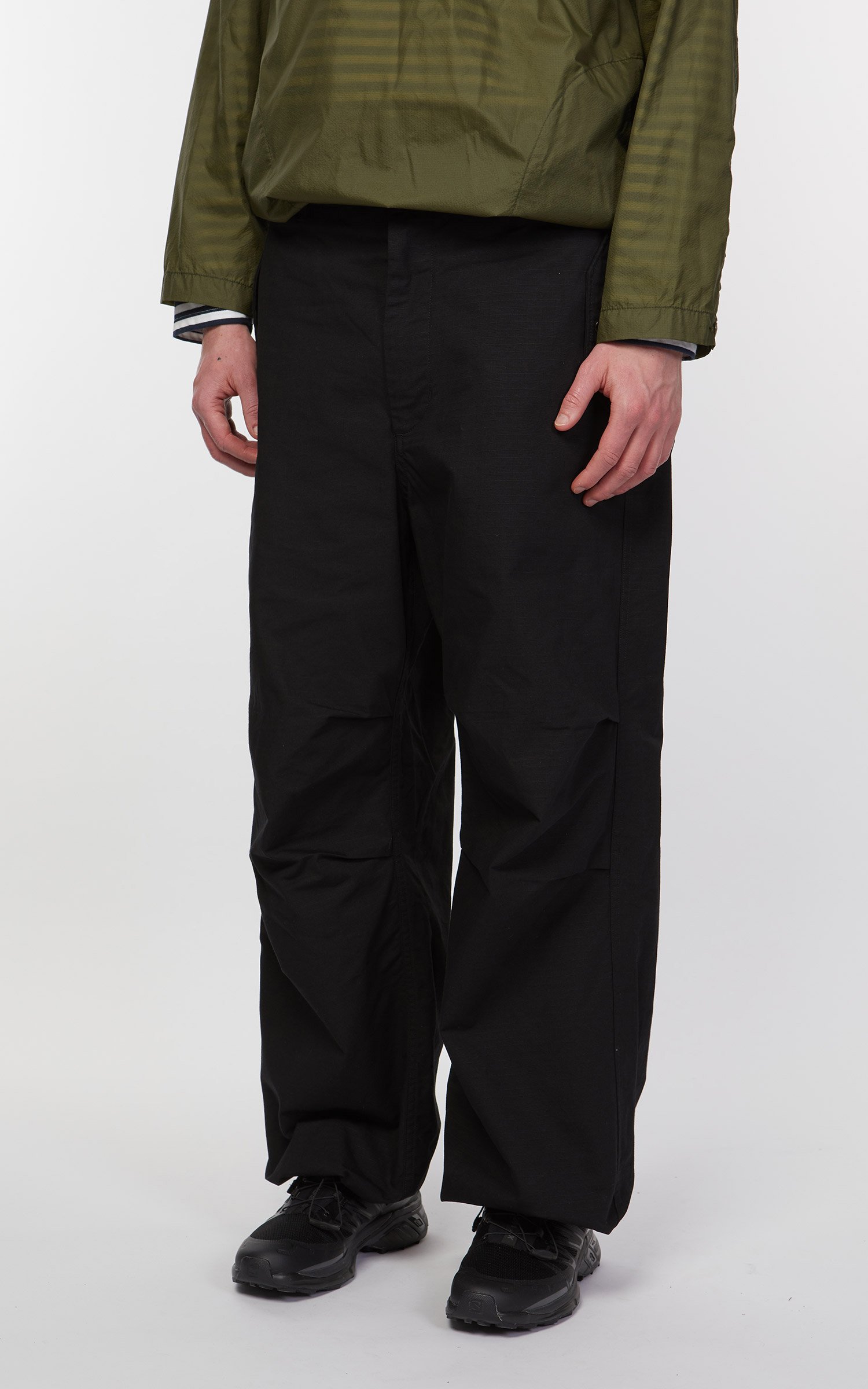 Engineered Garments Over Pant Cotton Ripstop Black | Cultizm