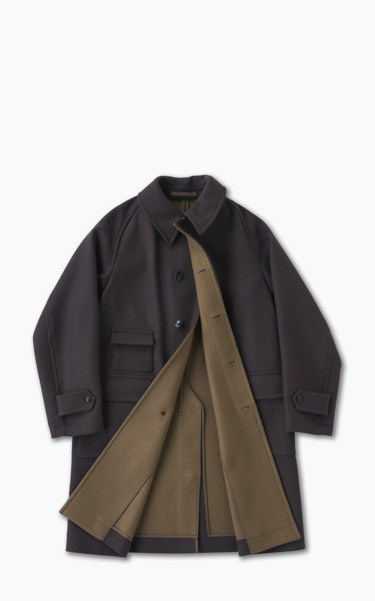 美品❗️KAPTAIN SUNSHINE / Traveller Coat 38 Kaptain Sunshine Traveller Coat Top Navy | Cultizm
