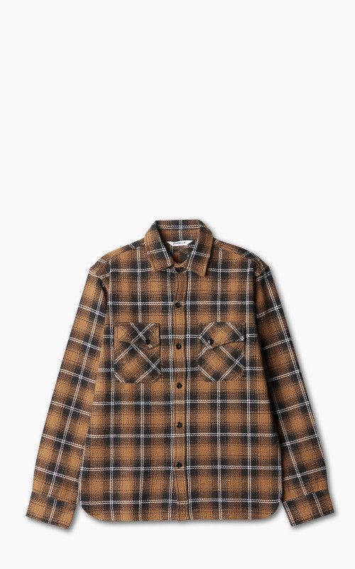 3sixteen Crosscut Flannel Shirt Sienna Plaid