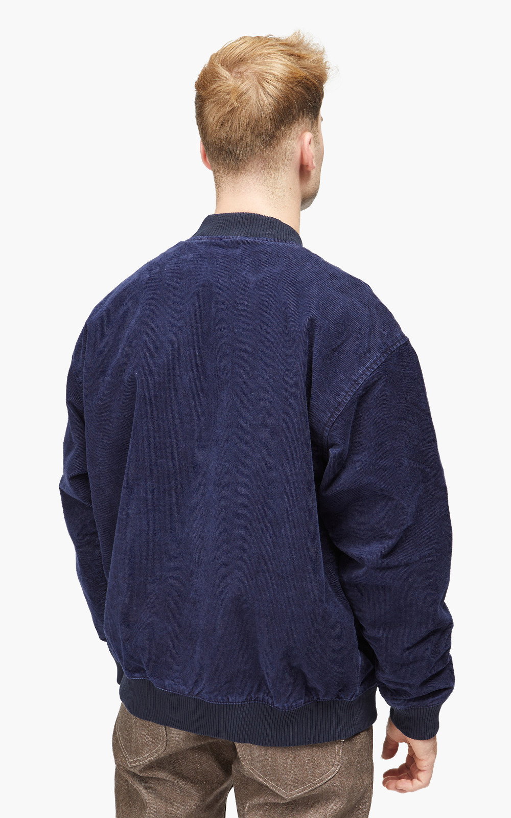 Lee Varsity Jacket Corduroy Dark Indigo | Cultizm Lee Varsity Jacket Corduroy Dark Indigo | Cultizm
