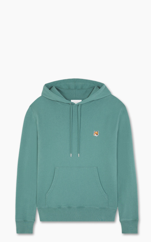 Maison Kitsuné Fox Head Patch Regular Hoodie Pine