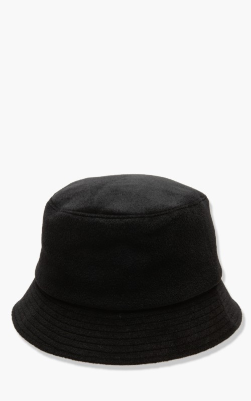 Kijima Takayuki No. 212816 Angola Wool Bucket Hat Black 212816-01