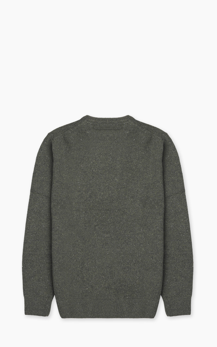 Barbour Essential Tisbury Crew Neck Sweatshirt Dark Seaweed