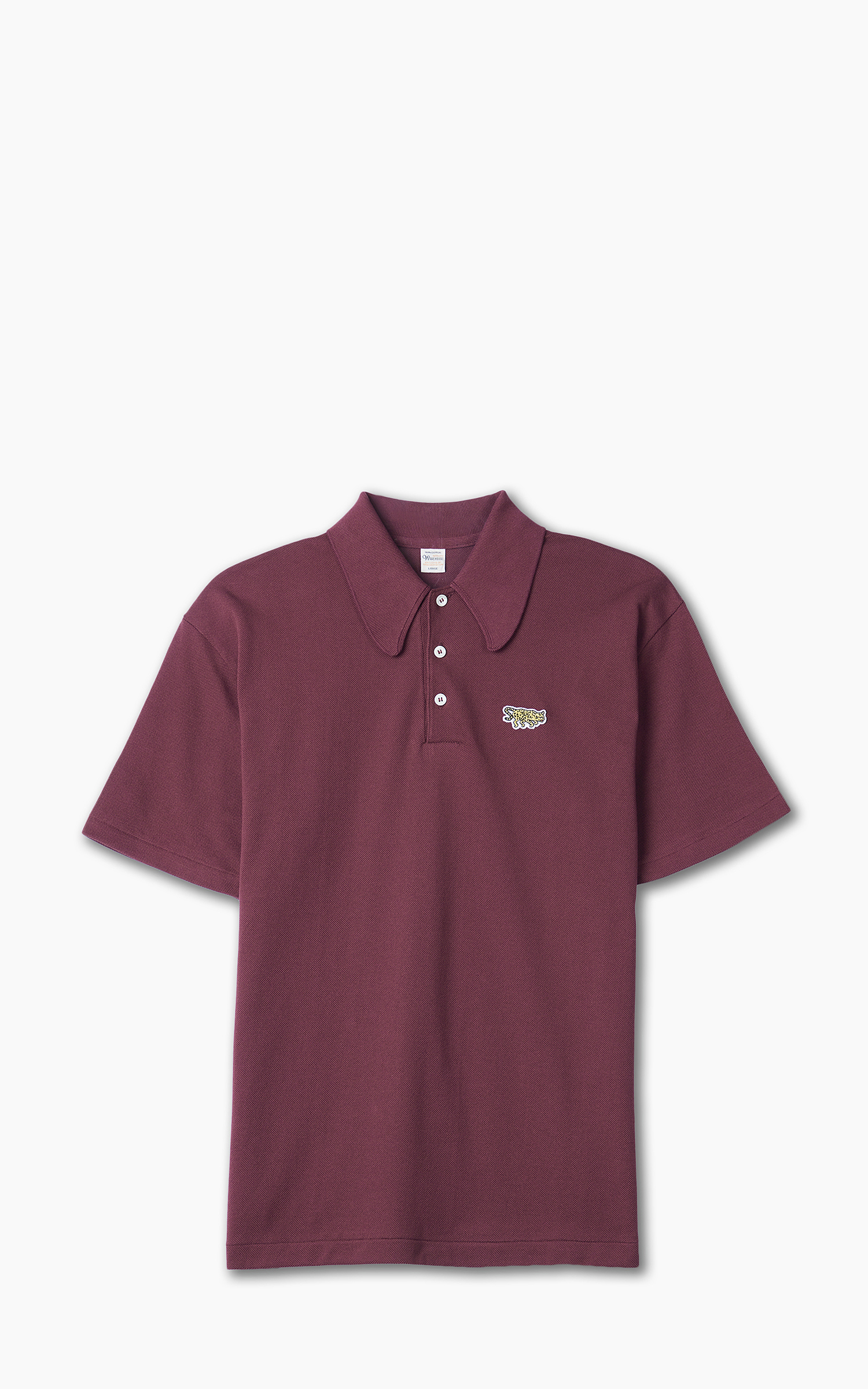 Warehouse & Co. Lot 4090 Pique Polo Shirt Jaguar Bordeaux | Cultizm