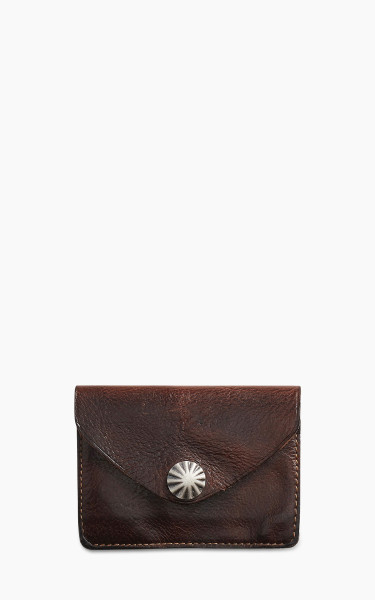 RRL Leather Card Case Dark Brown