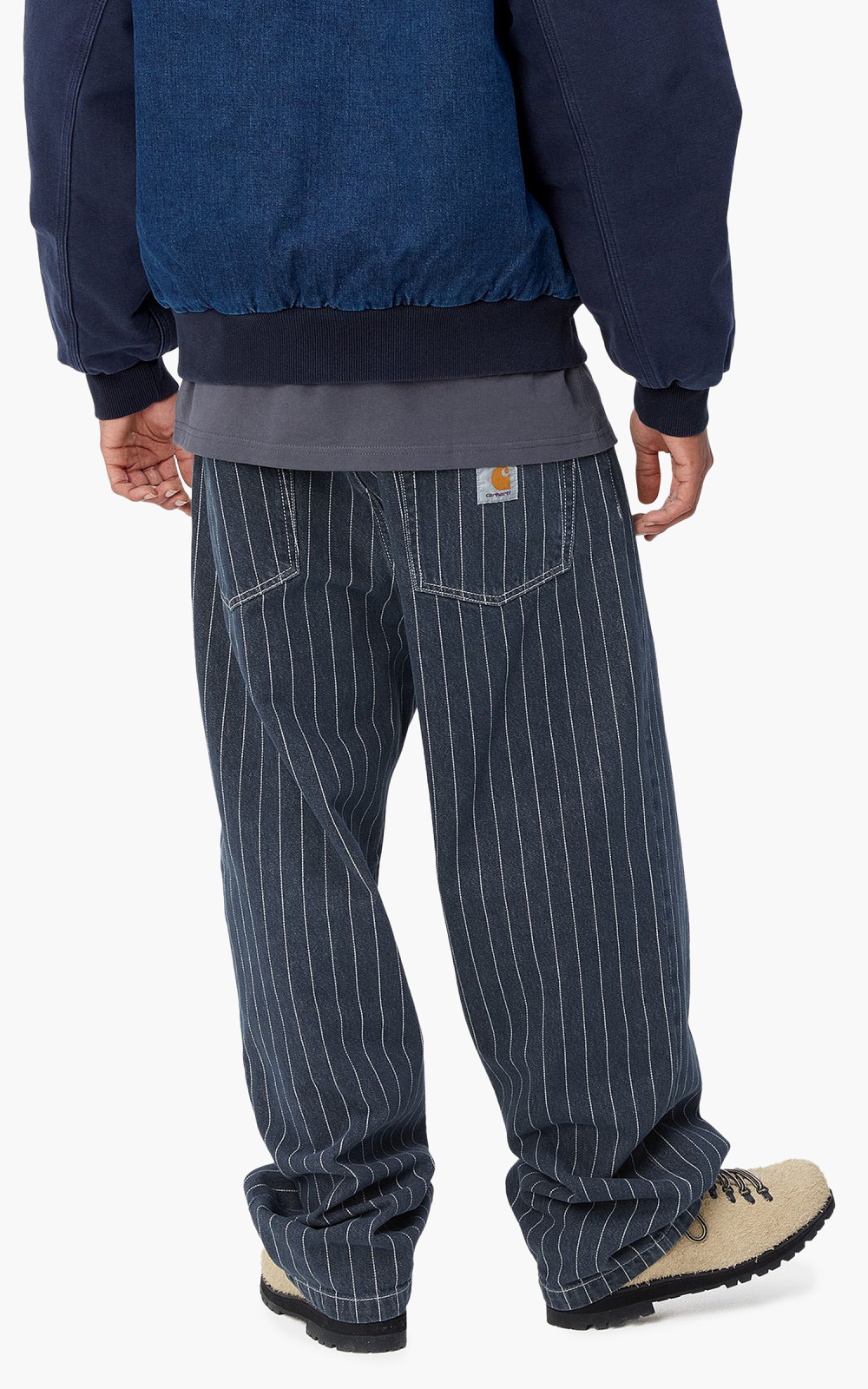 Carhartt WIP ストライプ デニム ORLEAN PANT ヒッコリー Carhartt（カーハート）の「WIP ヒッコリーストライプ