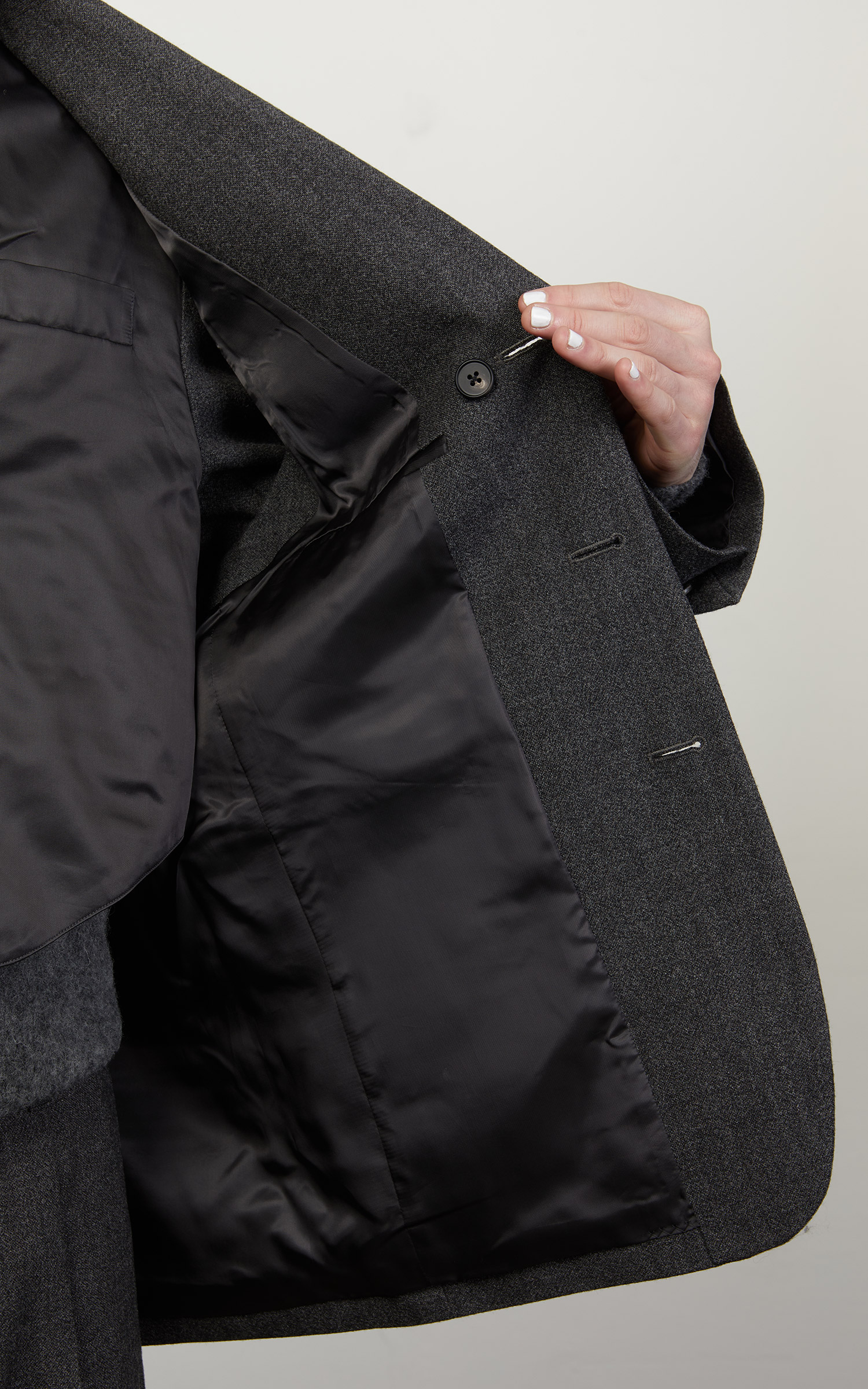 stein Oversized Combination Jacket Charcoal | Cultizm