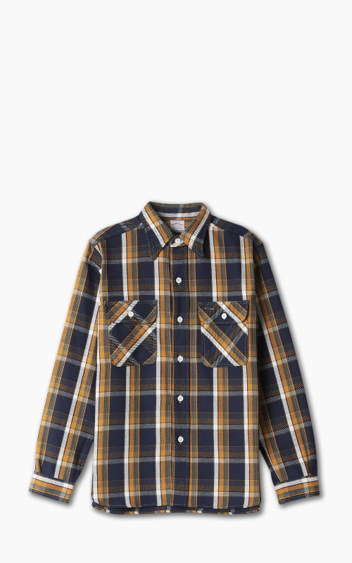 Warehouse & Co. 3104 Flannel Shirt Navy