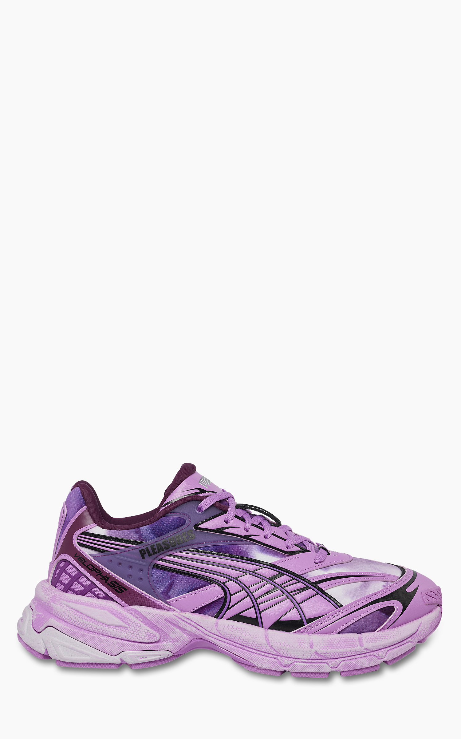 Puma x PLEASURES Velophasis Overdye Grape Wine Mauve Pop Cultizm