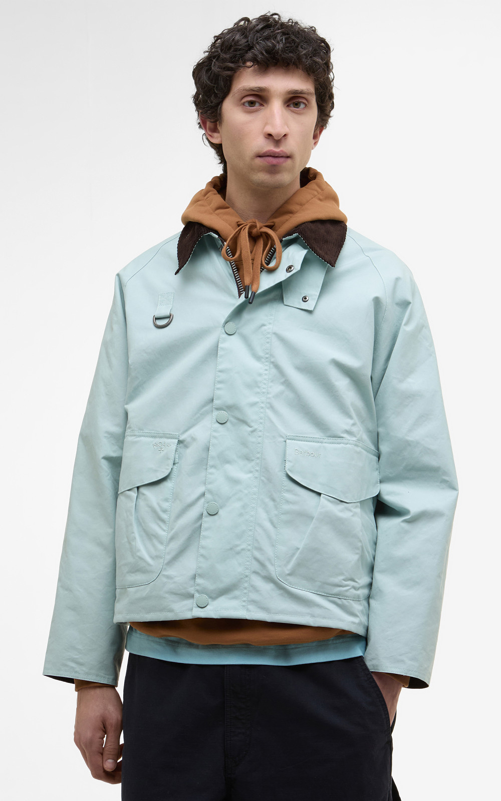 ジャケット・アウター ICE BLUE NOAH BARBOUR WADING JACKET Barbour x NOAH Wading Casual Jacket Ice Blue | Cultizm