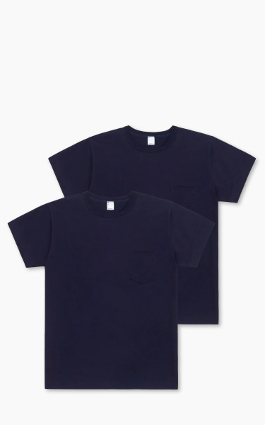 3sixteen Heavyweight Pocket T-Shirt 2 Pack Indigo