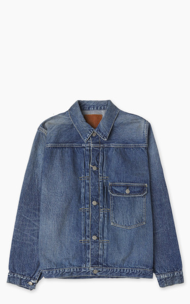 Fullcount 2978-2107 Type 1 Selvedge Denim Jacket Dartford Indigo Blue 13.7oz