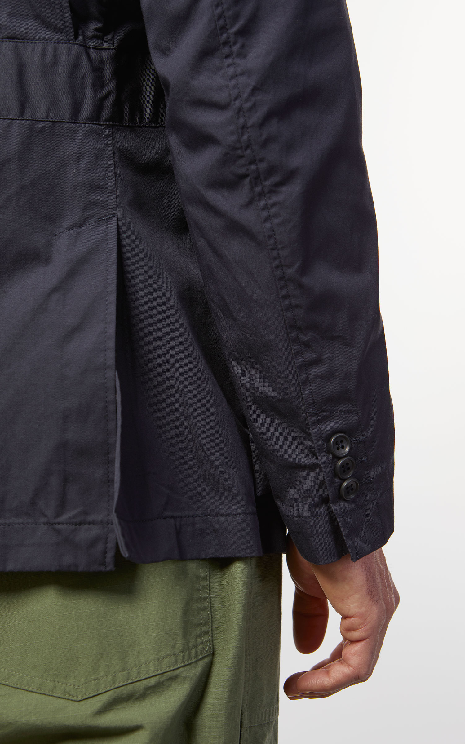 Engineered Garments Folk Jacket Highcount Twill Dark Navy | Cultizm