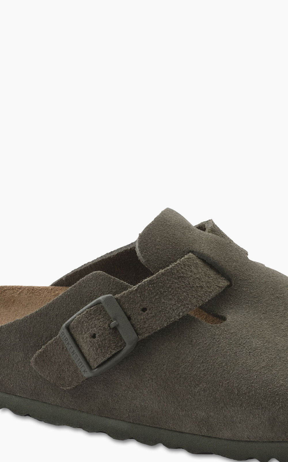 サンダル・ミュール BIRKENSTOCK SS25 BOSTON - Suede Sabot (1024714 THYME) Boston Suede Leather Thyme | BIRKENSTOCK