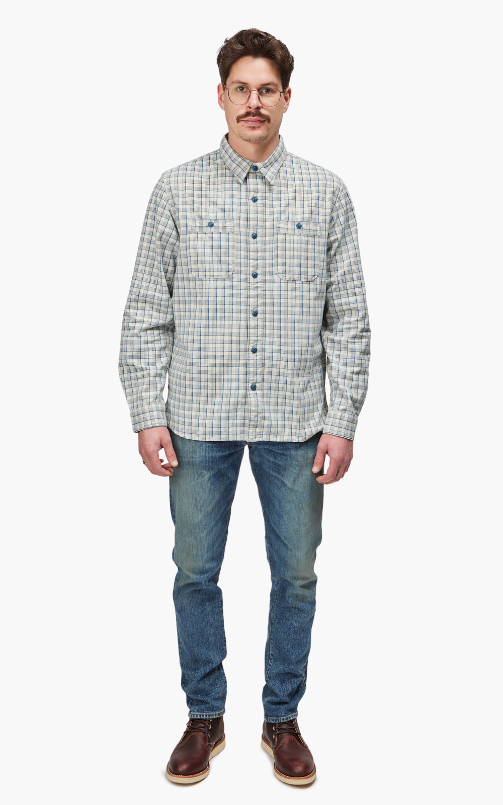 【名作】RRL ALASKA SPORTS SHIRTS デニム シャツ 総柄 名作】RRL ALASKA SPORTS SHIRTS デニム シャツ 総柄