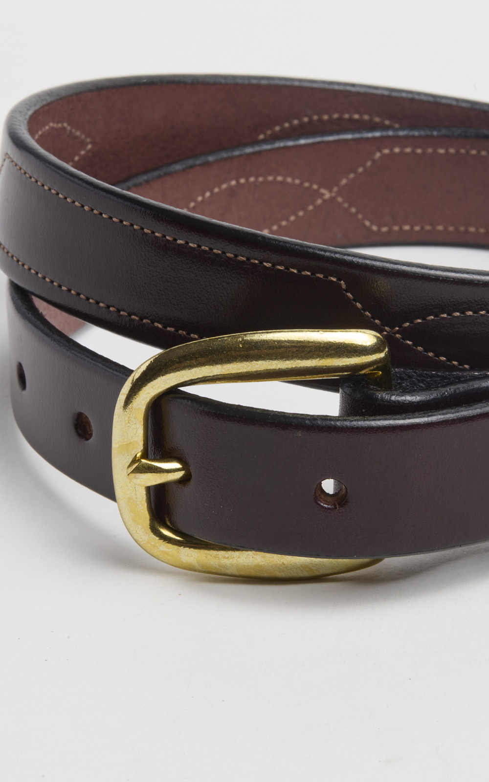 小物 TORY LEATHER BRIDLE LEATHER BELT Tory Leather Classic Bridle Leather Belt 1″ Nickle Buckle