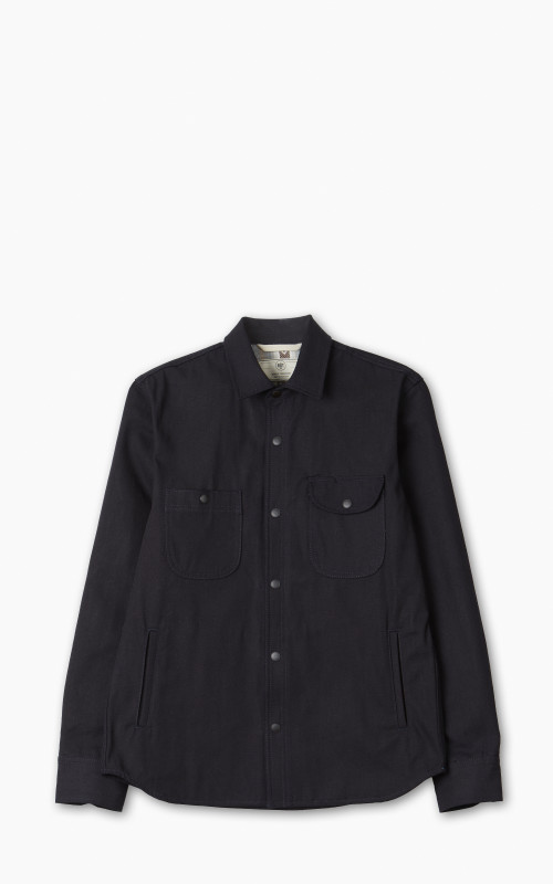 Rogue Territory Service Shirt Lined Indigo Selvedge Denim 11oz