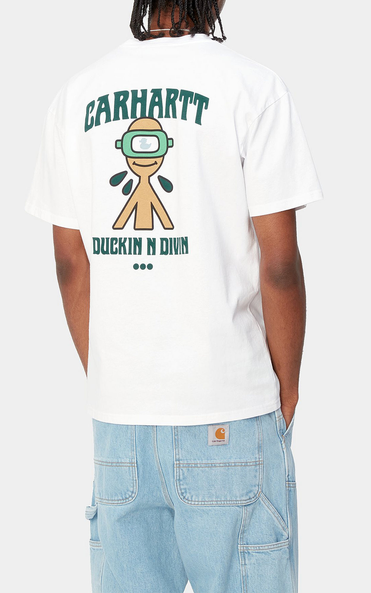 Carhartt WIP S/S Duckin' T-Shirt White | Cultizm