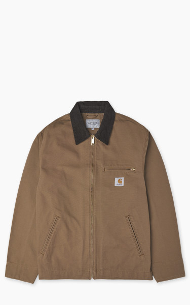 Carhartt WIP Detroit Jacket Dearborn Canvas Rinsed Hamilton Brown/Tobacco
