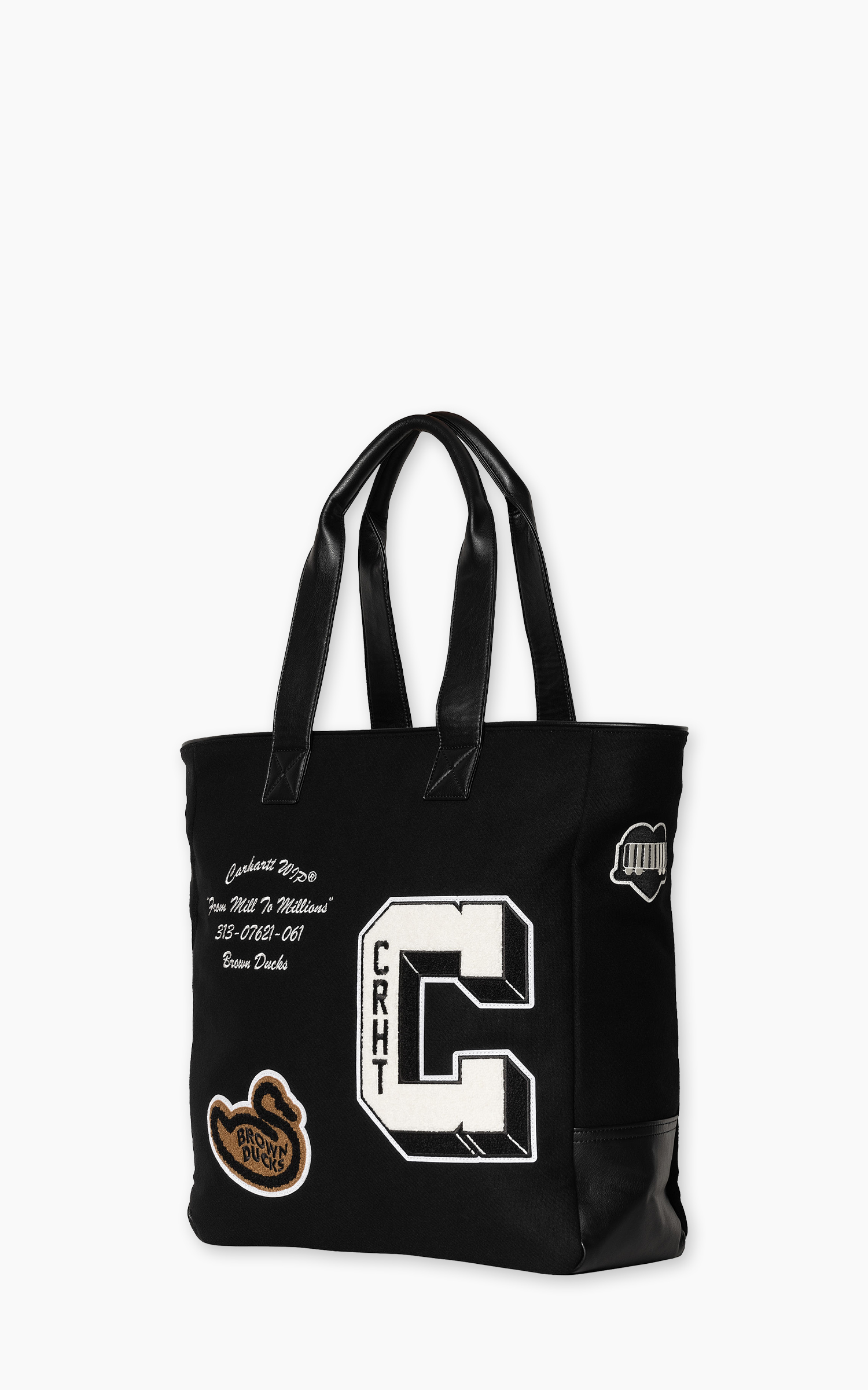 Carhartt WIP Brown Ducks Tote Black/Black | Cultizm