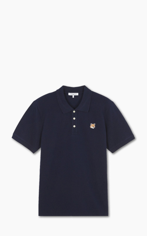 Maison Kitsuné Fox Head Patch Classic Polo Navy