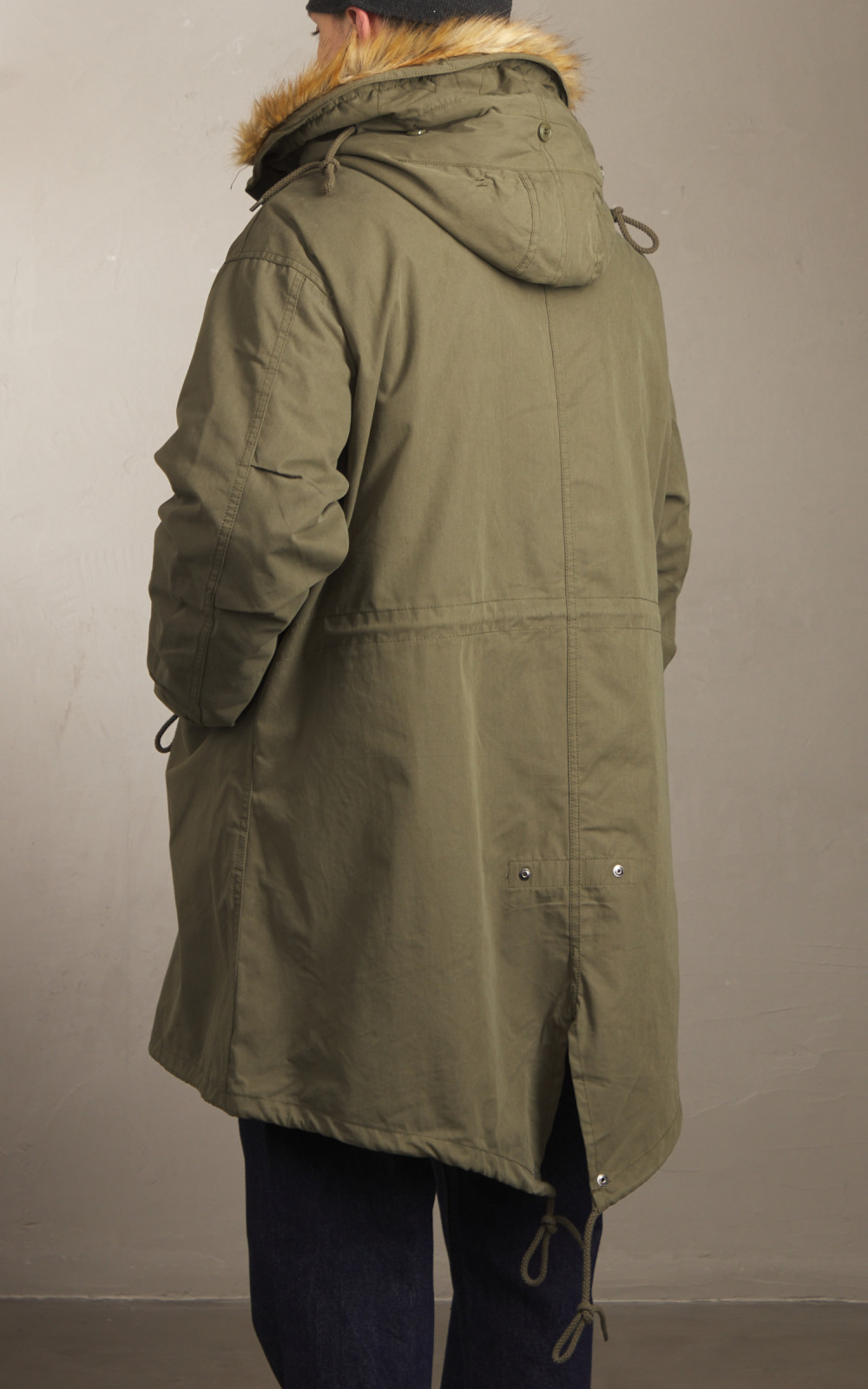 Houston US M65 Fishtail Parka Hooded Olive Drab | Cultizm