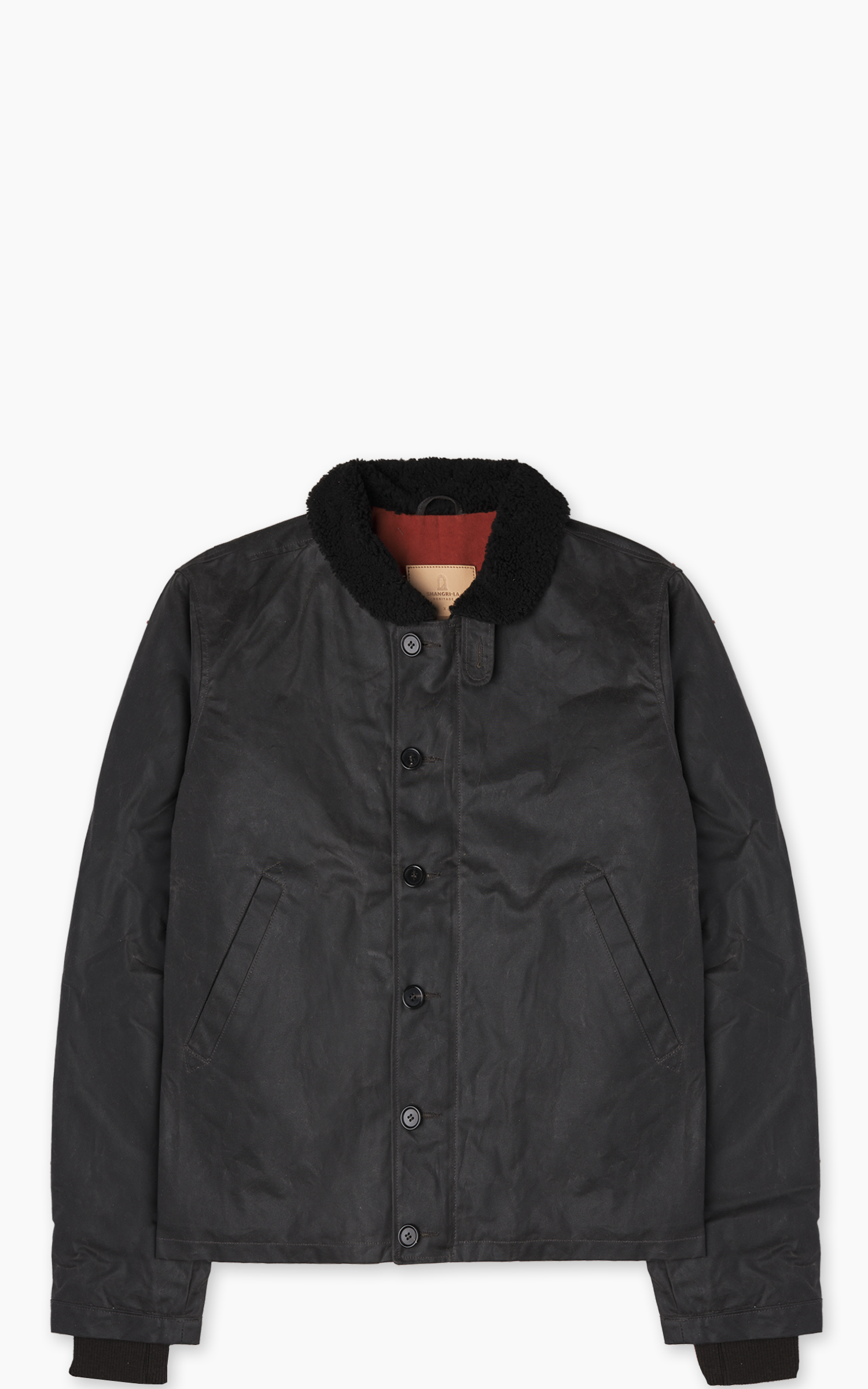 Tellason x Shangri-La Heritage Deck Jacket Waxed Deep Brown | Cultizm