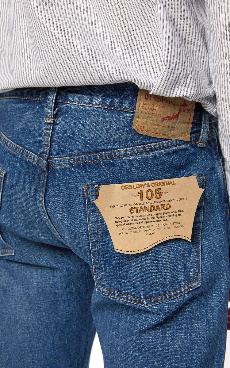 OrSlow Standard Fit Jeans 105 2 Years Wash | Cultizm OrSlow Standard Fit Jeans 105 2 Years Wash | Cultizm