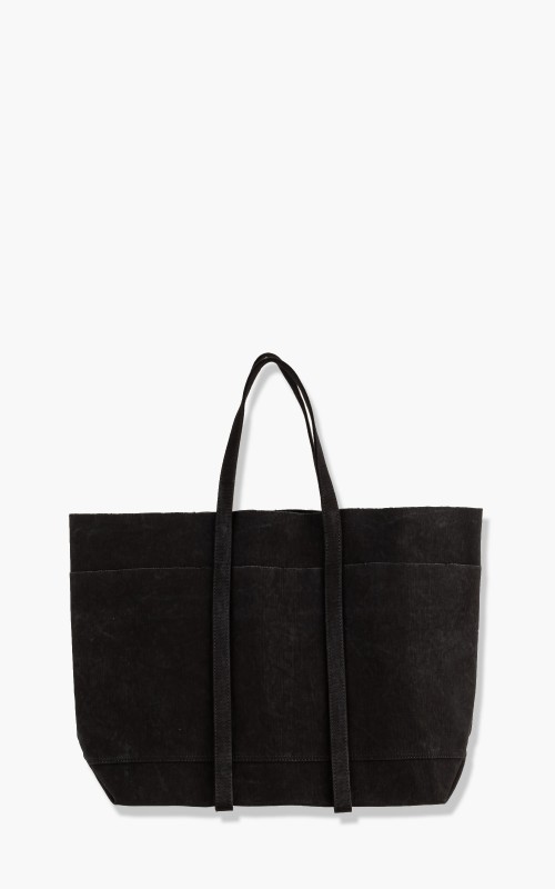 Amiacalva Washed A054 Canvas 6P Tote Bag M Black