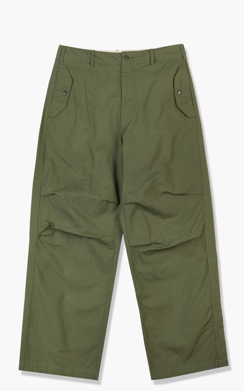 Engineered Garments Over Pant Cotton Ripstop Olive 22S1F022-CT010