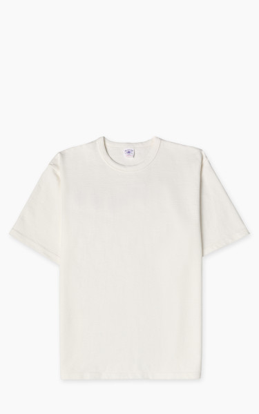 The Flat Head FN-HTK-001 Loopwheel 20oz Heavyweight T-Shirt White