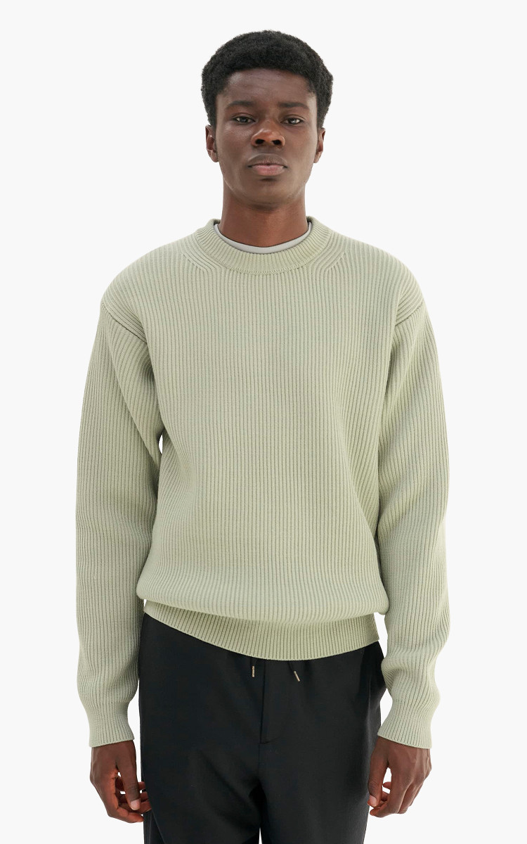 オーラリー Milled French Merino Rib KNIT 5 Namu Shop - Auralee Milled French Merino Rib Knit Pants