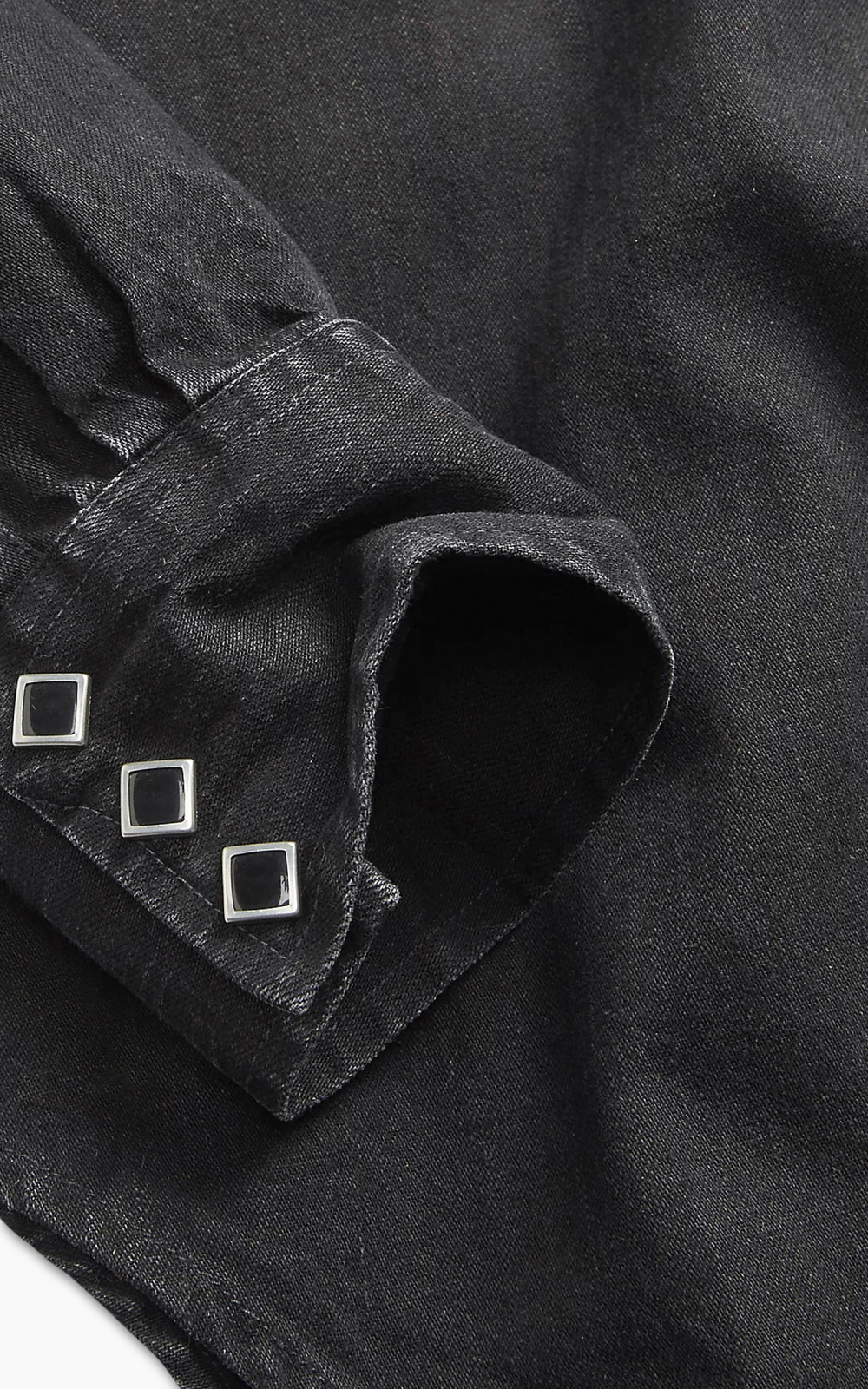 RRL Sawtooth Western Shirt Denim Black | Cultizm RRL Sawtooth Western Shirt Denim Black | Cultizm