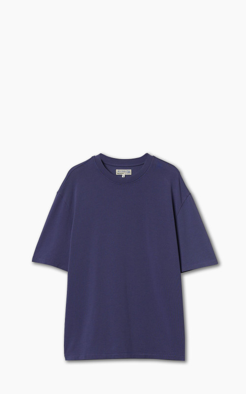 Merz b. Schwanen CTOS04 Oversized Crew Neck Tee Purple Blue