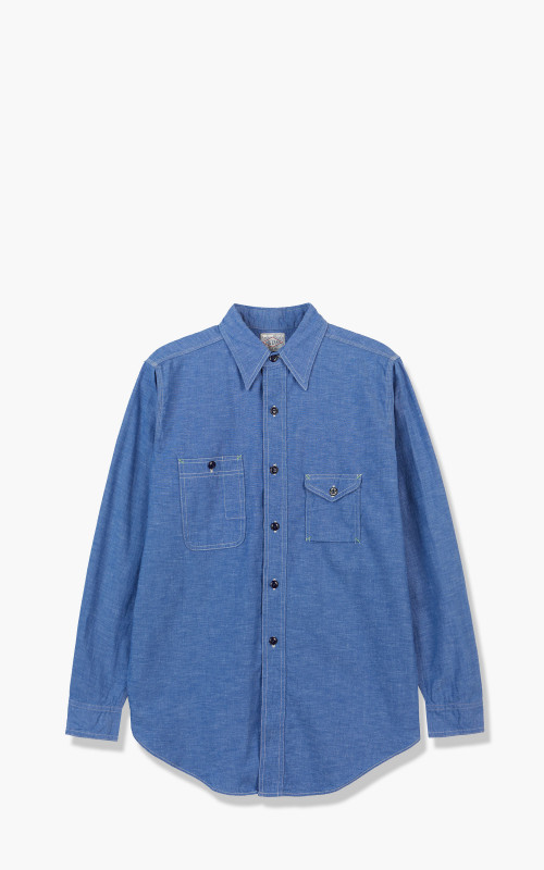 Anatomica Big Yank 1935 Shirt Blue 530-541-18-Blue