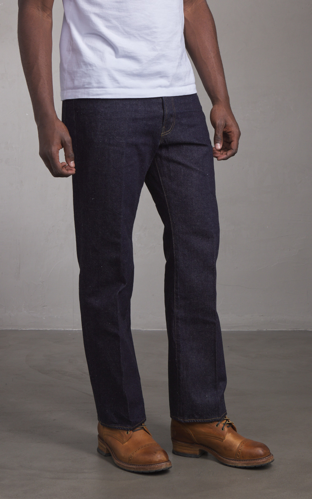 Kaptain Sunshine Skate Shoecut Denim Pants One Wash Indigo Kaptain Sunshine Skate Shoecut Denim Pants One Wash Indigo