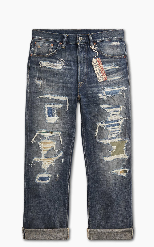 RRL Vintage Five-Pocket Fit Repaired Jean Sumter Wash