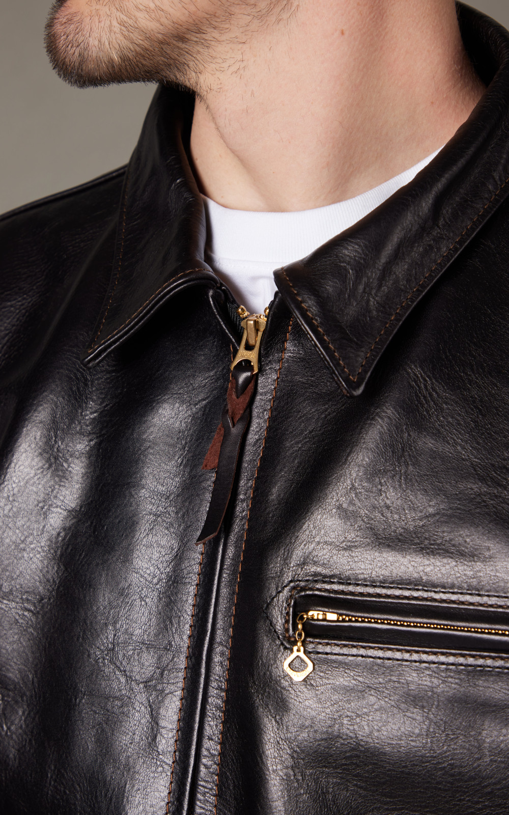 The Flat Head FN-LJ-HS001 Horsehide Single Rider Jacket