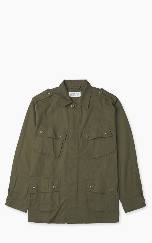 Houston Jungle Fatigue Jacket Cotton Poplin Olive Drab Cultizm