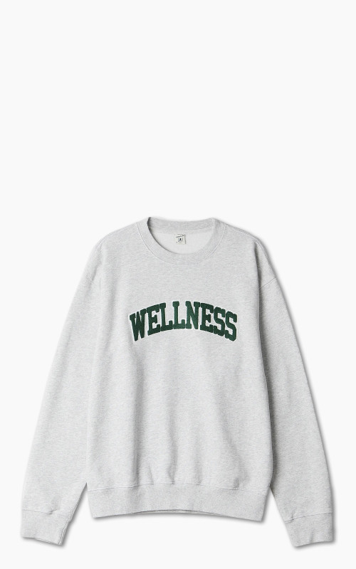 Sporty & Rich Wellness Boucle Crewneck Heather Grey