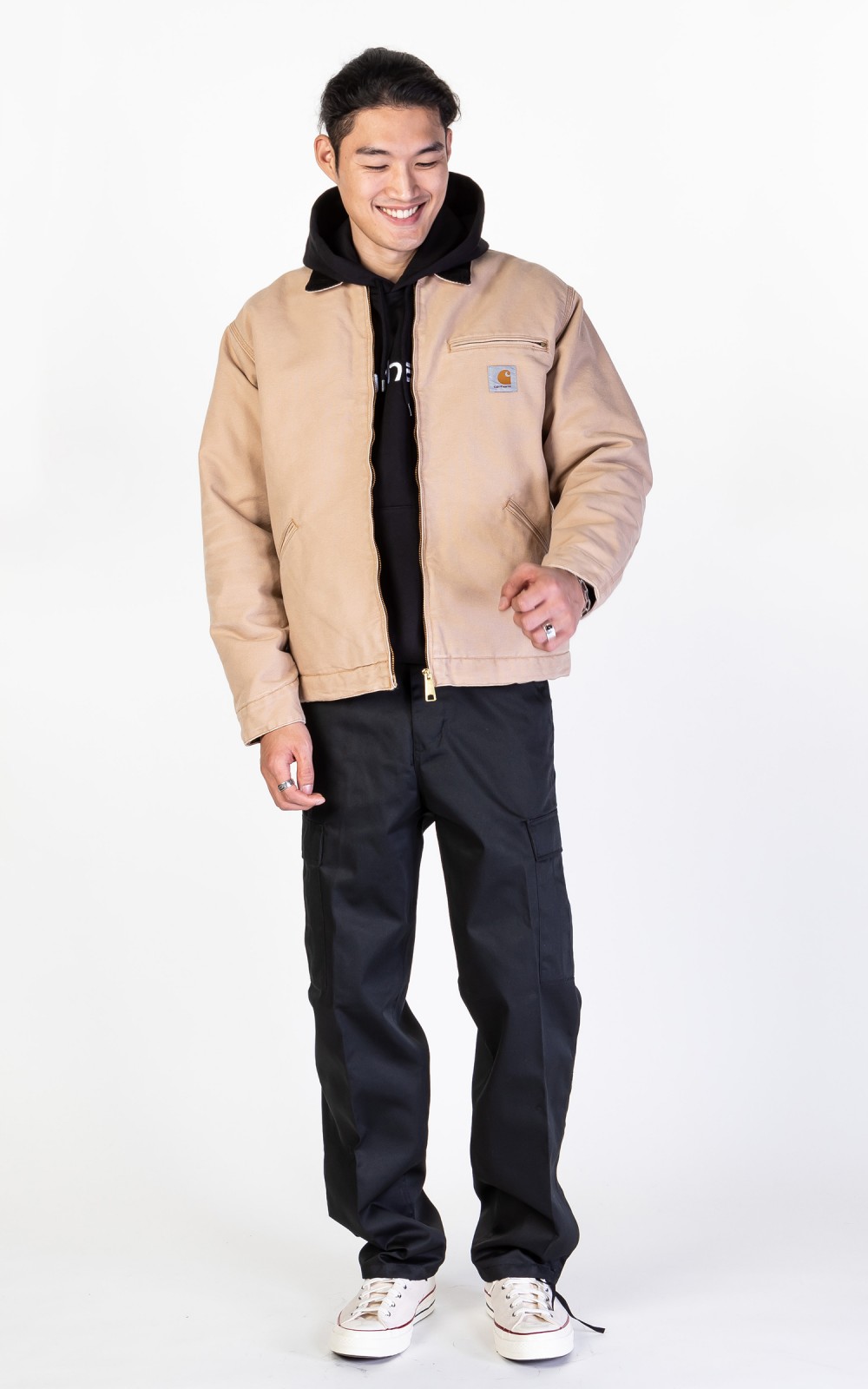 Carhartt WIP OG Detroit Jacket Aged Canvas Dusty Hamilton