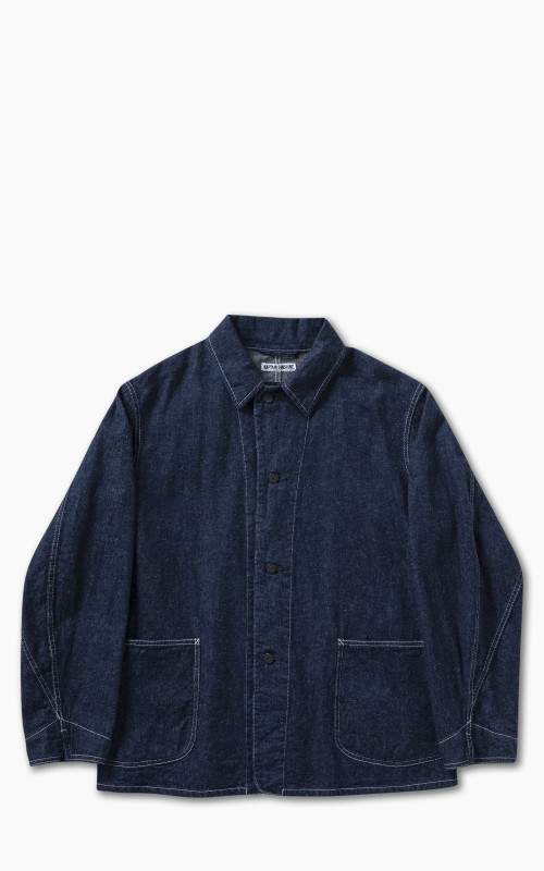 Kaptain Sunshine Coverall Denim Jacket Selvedge Indigo