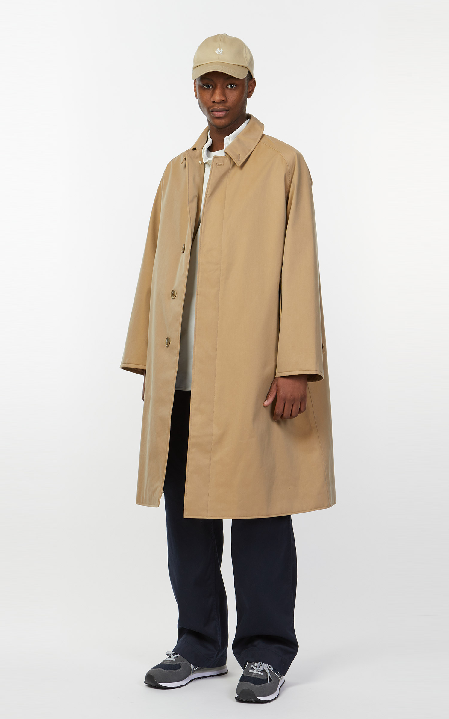 Nanamica GORE-TEX Balmacaan Coat Beige | Cultizm