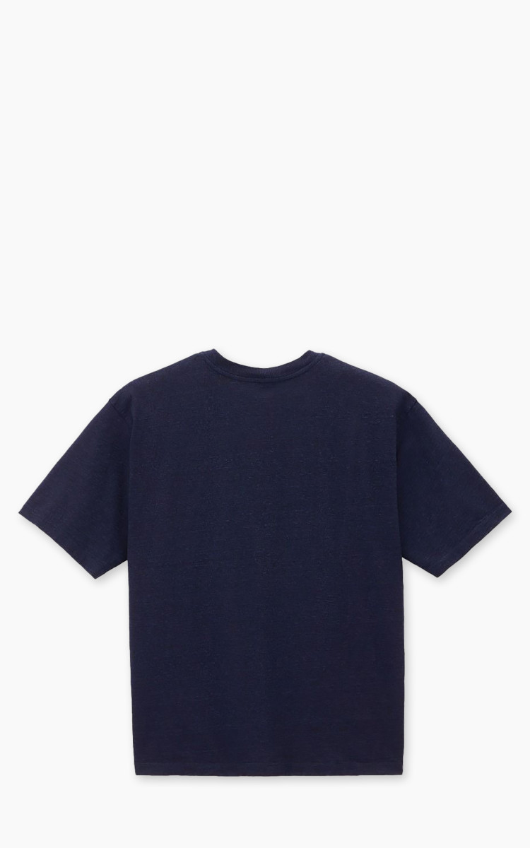 トップス momotan Momotaro Jeans MXTS1033 Yarn Dyed S/S T-Shirt Indigo 6.6oz