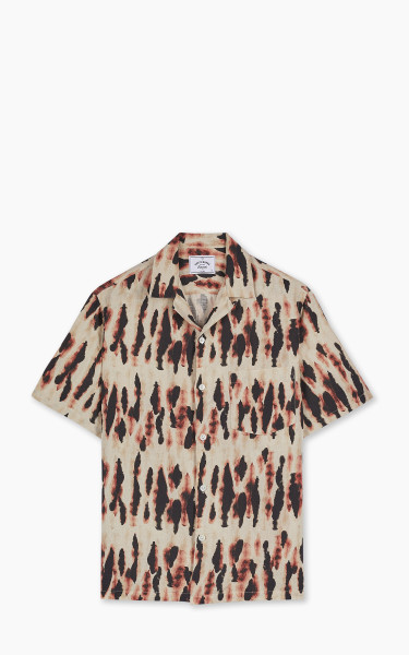 Portuguese Flannel Borra Camp Collar Shirt Grape