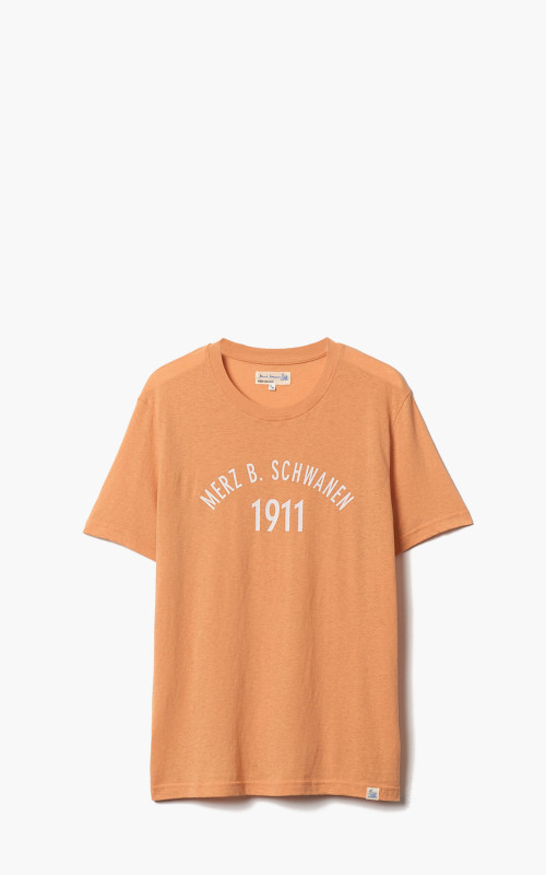 Merz b. Schwanen TRCT40 Crew Neck Print Tee Ginger