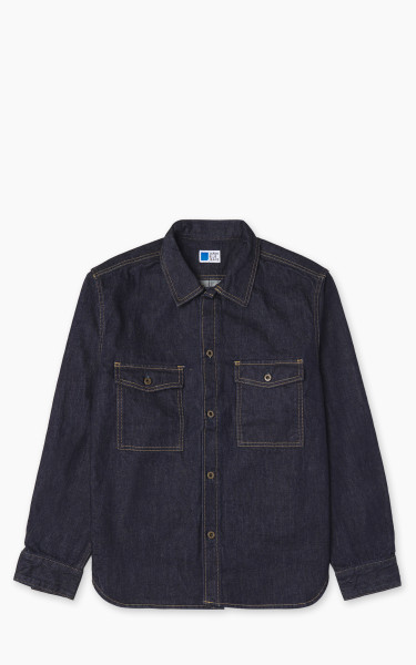 Japan Blue JBLS1017 Denim CPO Shirt Indigo 13oz